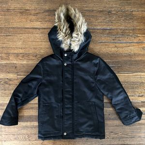 Gap Kids winter coat with Faux fur lining.